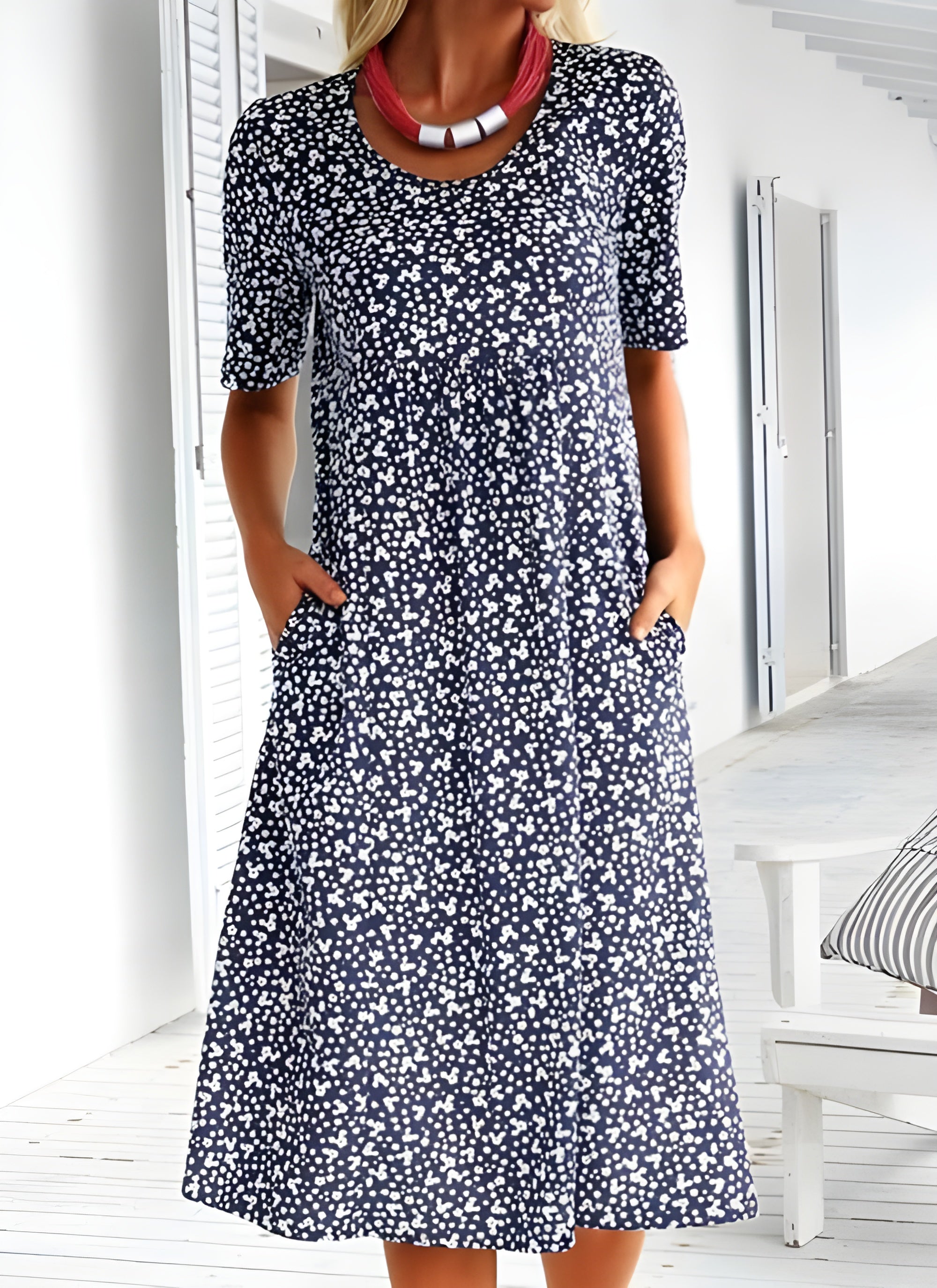 Sophie Women’s Summer Dress – Lightweight Elegant Casual Dress for Warm Weather