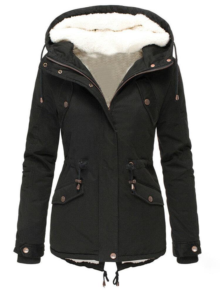 Claire Women’s Winter Jacket – Waterproof Hooded Coat with Warm Insulated Lining