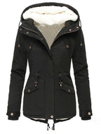 Claire Women’s Winter Jacket – Waterproof Hooded Coat with Warm Insulated Lining