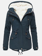 Claire Women’s Winter Jacket – Waterproof Hooded Coat with Warm Insulated Lining