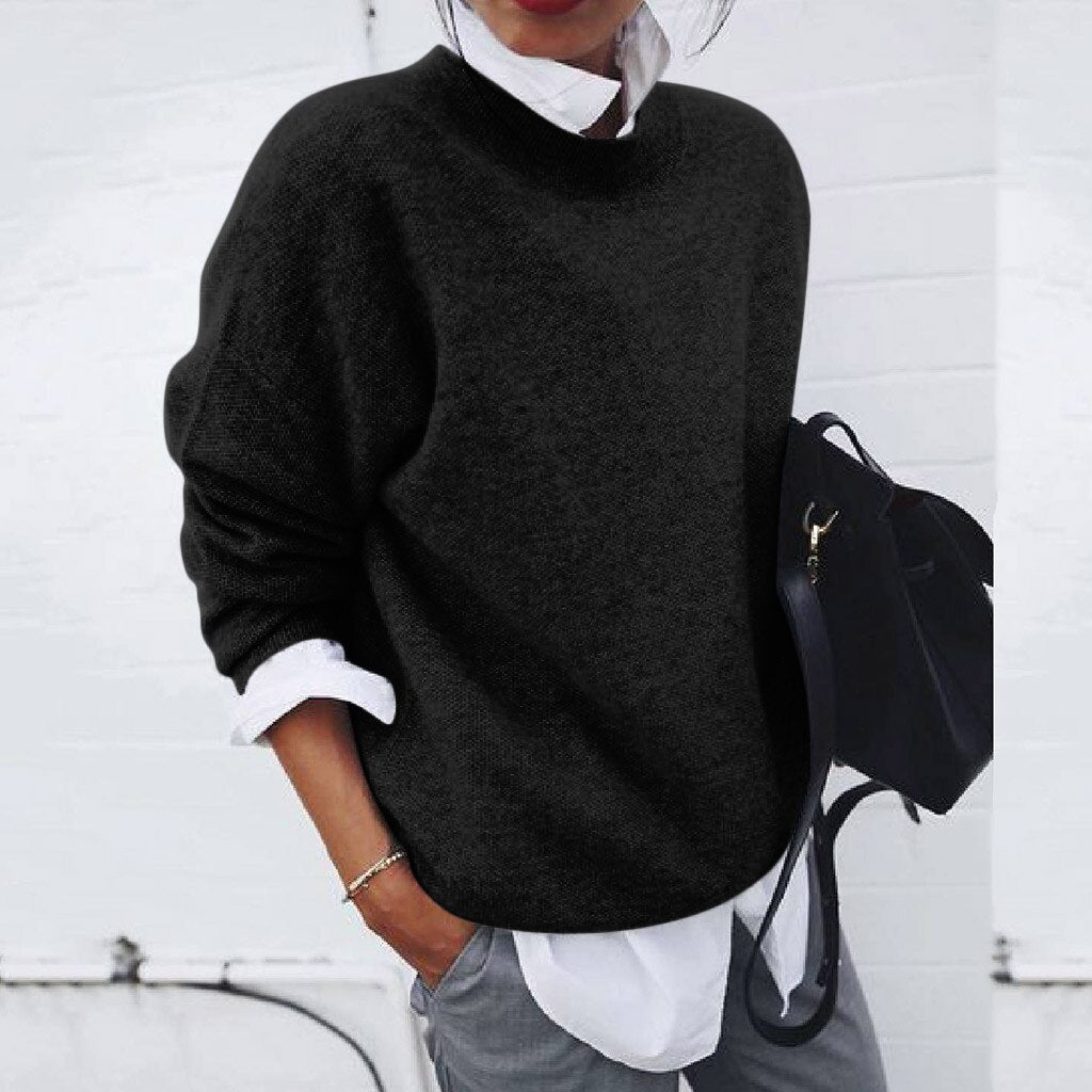 Celine Women’s Cashmere Jumper – Soft Elegant Knit Sweater for Warm Everyday Comfort