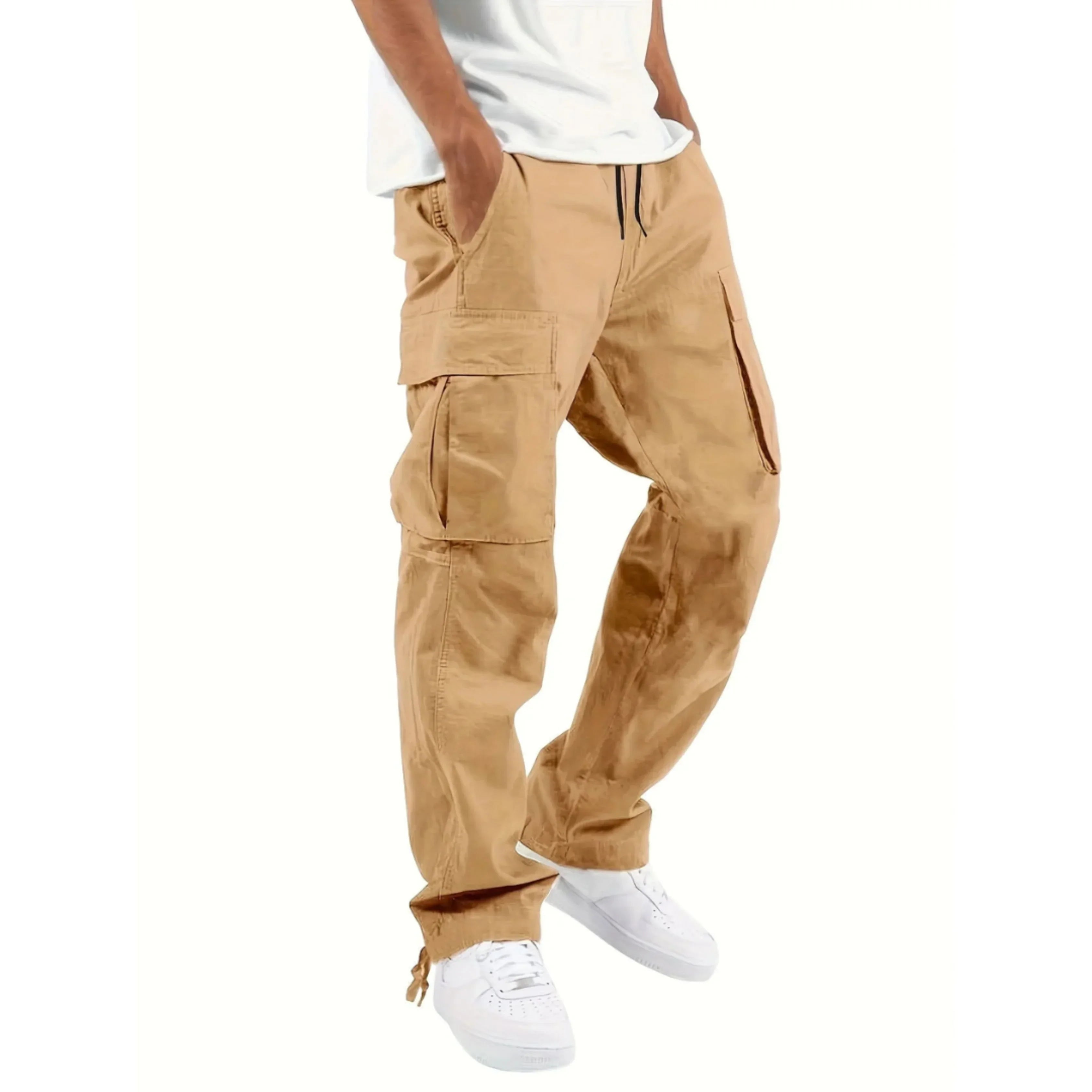 Lance Men’s Cargo Pants – Relaxed Fit Utility Trousers with Multi-Pocket Design