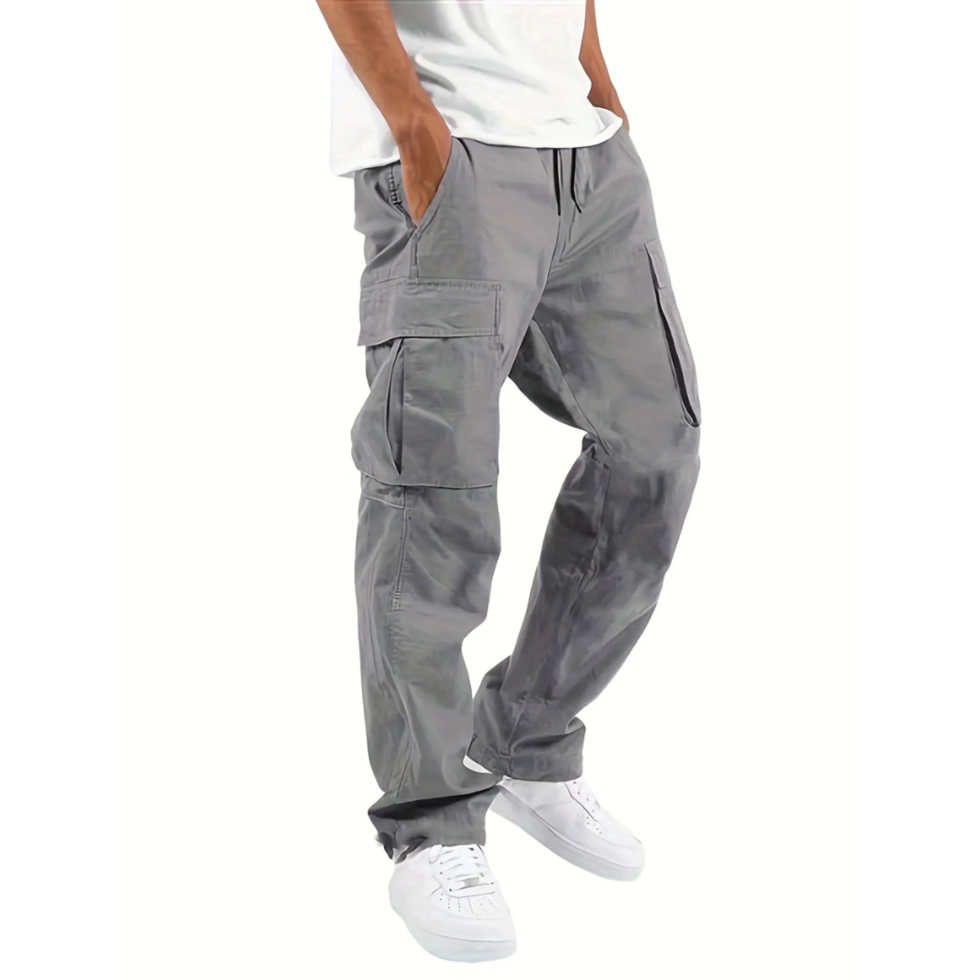 Lance Men’s Cargo Pants – Relaxed Fit Utility Trousers with Multi-Pocket Design