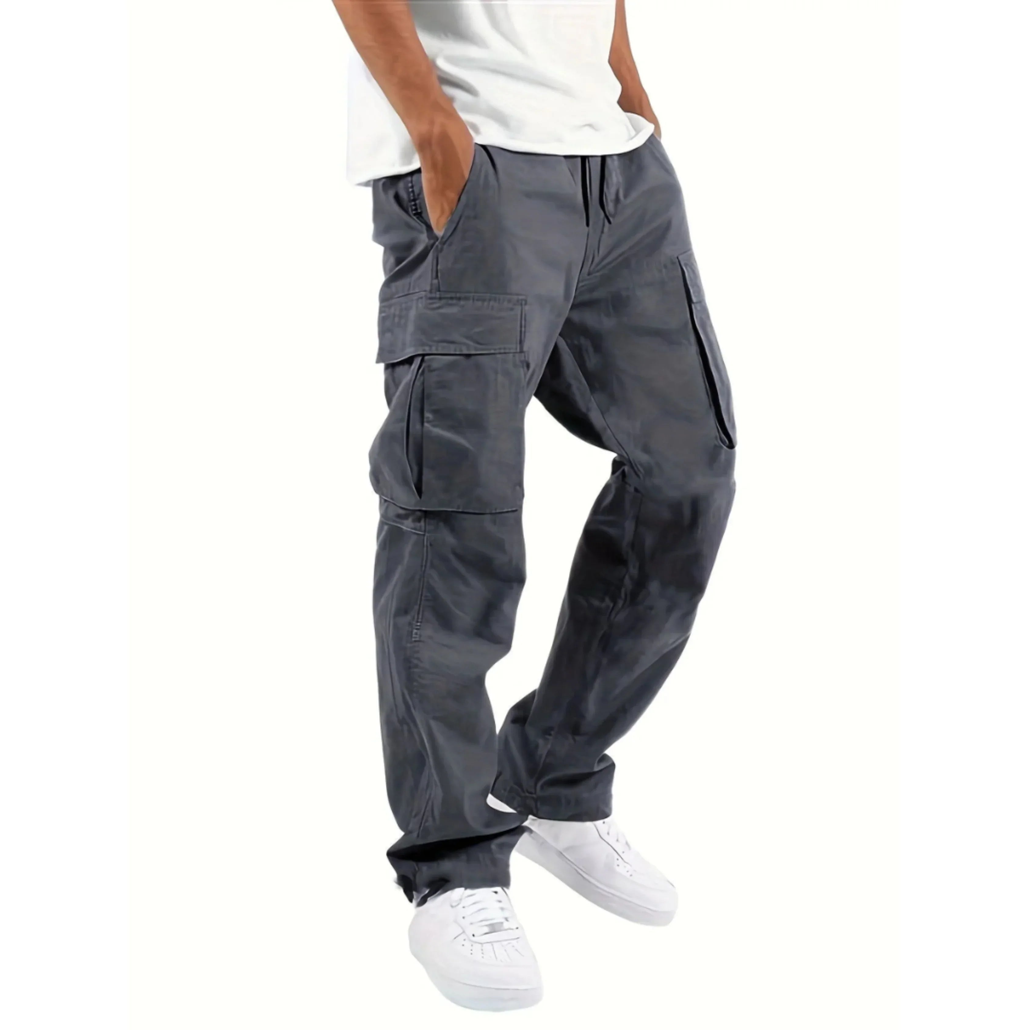 Lance Men’s Cargo Pants – Relaxed Fit Utility Trousers with Multi-Pocket Design