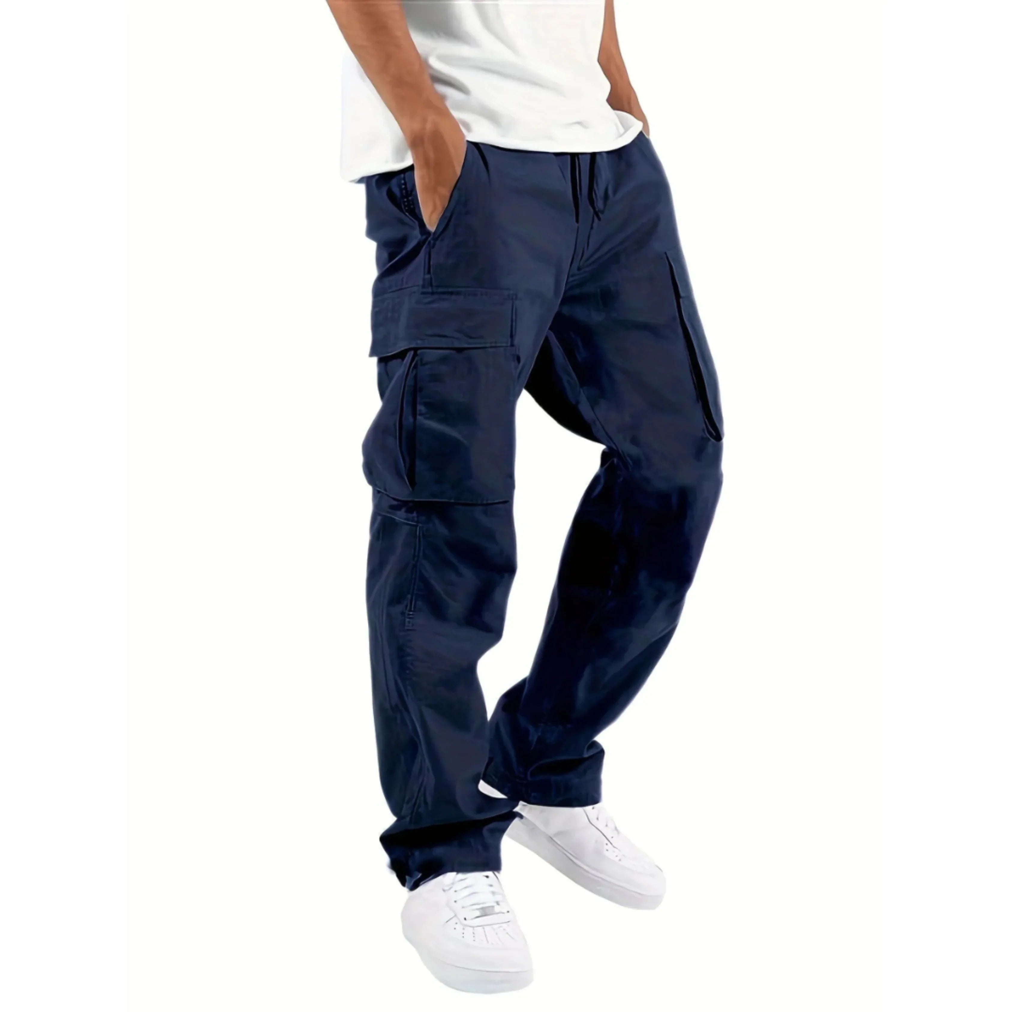Lance Men’s Cargo Pants – Relaxed Fit Utility Trousers with Multi-Pocket Design