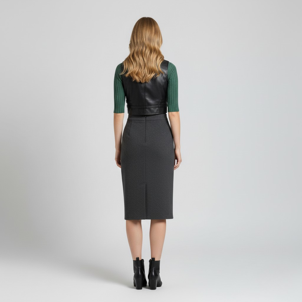 Lederweste mit Gurten