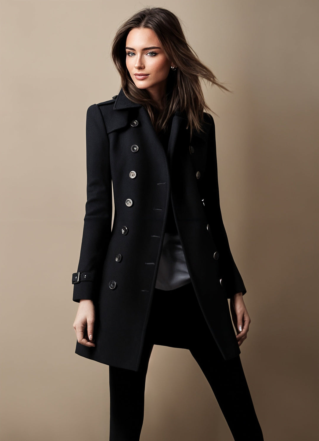 Josephine Women’s Elegant Coat – Classic Tailored Winter Jacket with Timeless Fit