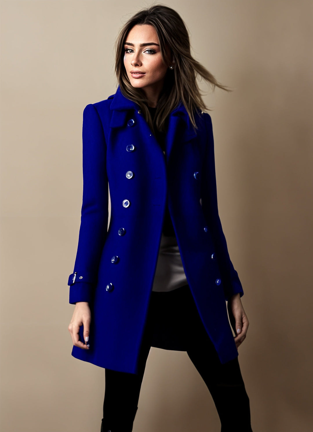 Josephine Women’s Elegant Coat – Classic Tailored Winter Jacket with Timeless Fit