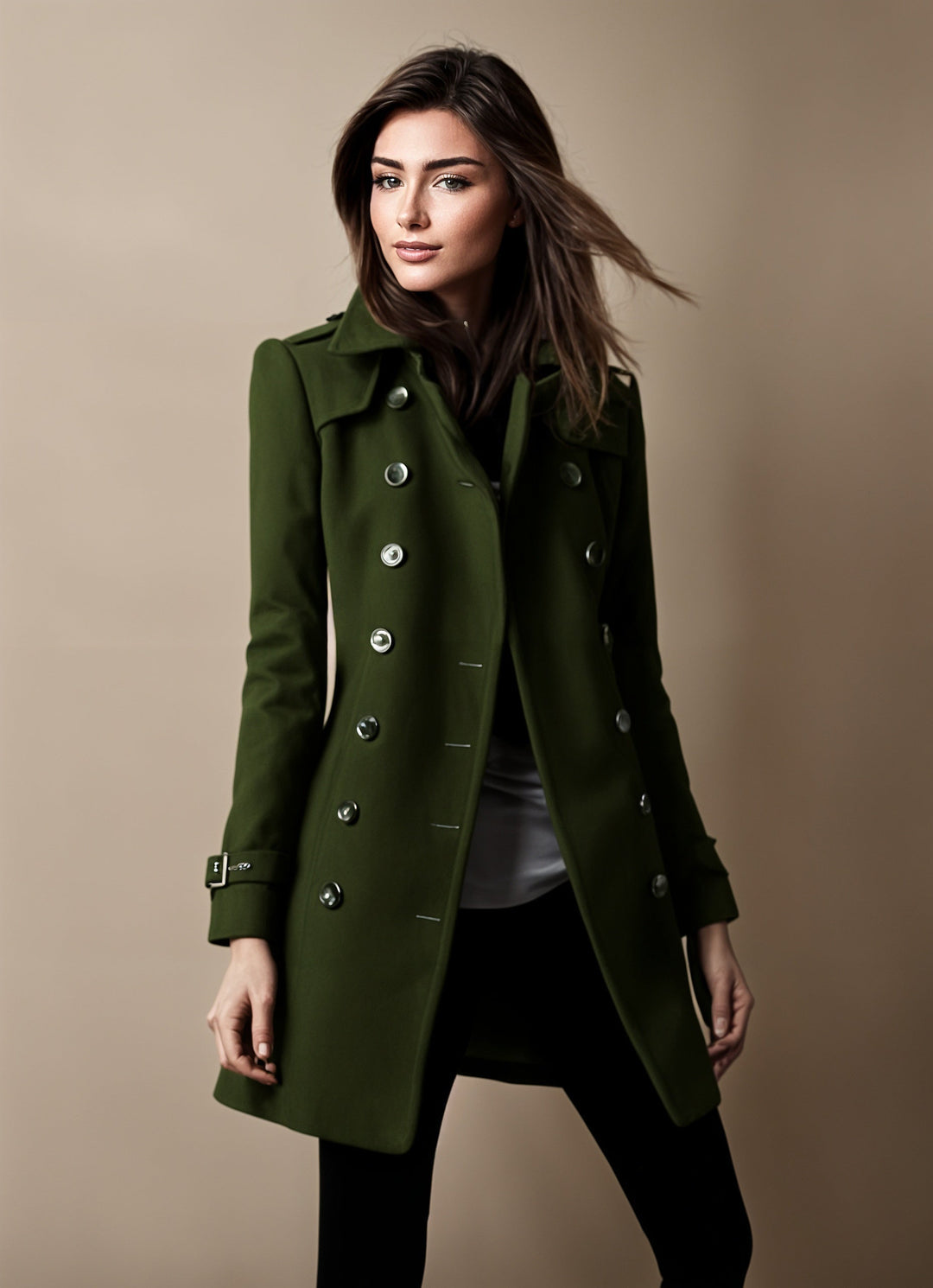 Josephine Women’s Elegant Coat – Classic Tailored Winter Jacket with Timeless Fit