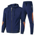 Roland Men’s Tracksuit – Zip-Up Hoodie & Joggers Set with Modern Striped Details