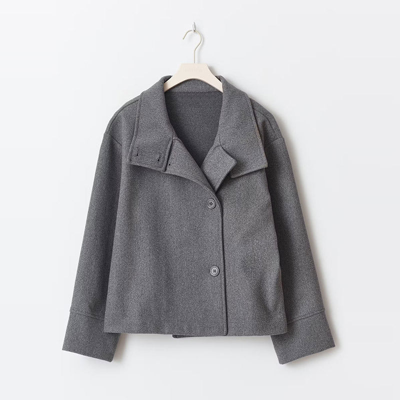 Arianna Women’s Short Coat – Elegant Double-Breasted Warm Jacket with Tailored Fit