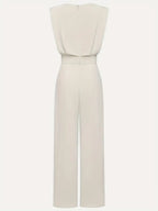 Mira Women’s Elegant Jumpsuit – High Waist Wide Leg Playsuit with Pleated Detail