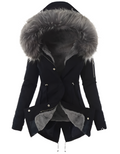Polly Women’s Winter Coat – Elegant Long Insulated Coat with Warm Windproof Design
