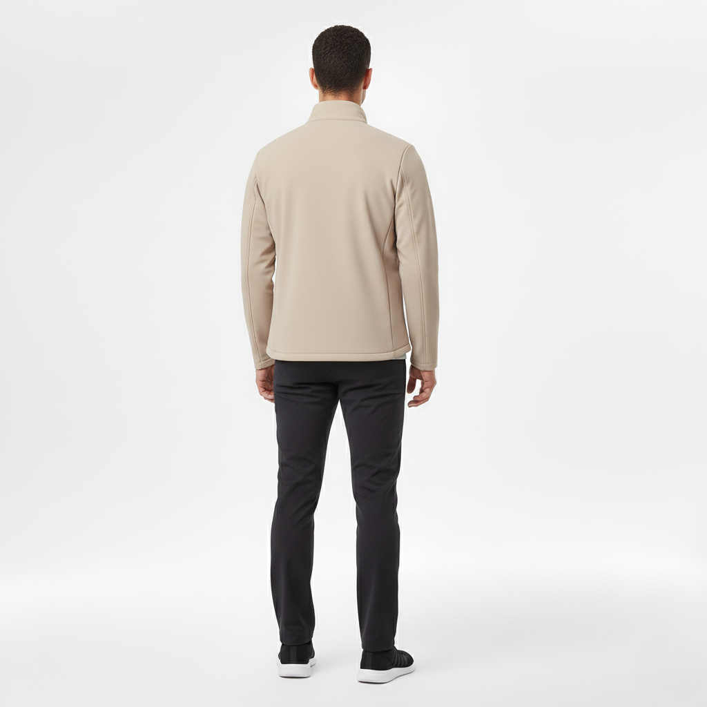 Lässige Jacke mit Reißverschluss vorne