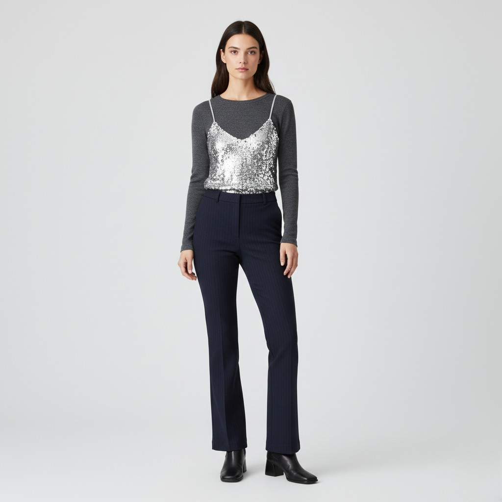 Paillettenbesetztes Camisole-Top