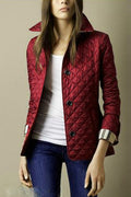 Clara Women’s Quilted Jacket – Elegant Lightweight Mid-Season Coat with Tailored Fit