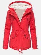 Claire Women’s Winter Jacket – Waterproof Hooded Coat with Warm Insulated Lining