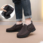 Ryan Men’s Winter Slip-On Shoes – Warm Plush Lining & Anti-Slip Sole Comfort