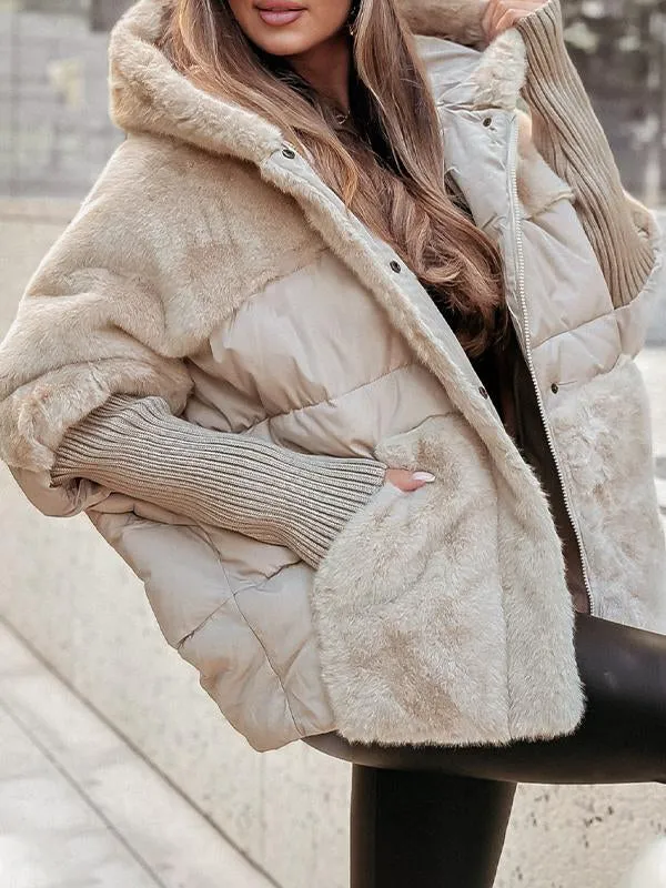 Amara Women’s Winter Jacket – Warm Multicolour Coat for Outdoor & Everyday Wear