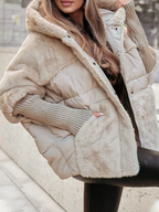 Amara Women’s Winter Jacket – Warm Multicolour Coat for Outdoor & Everyday Wear