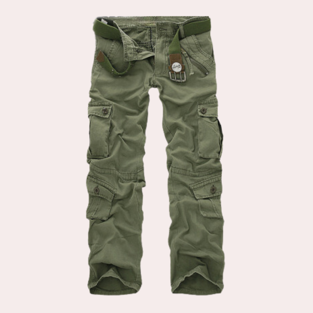 Valir Men’s Cargo Trousers – Casual Streetwear Pants with Comfortable Utility Fit