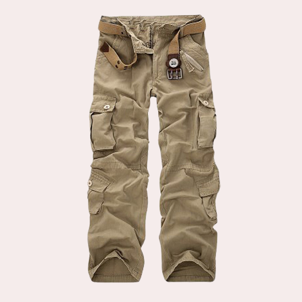 Valir Men’s Cargo Trousers – Casual Streetwear Pants with Comfortable Utility Fit