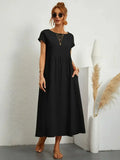 Melody Women’s Maxi Dress – Elegant Cotton Summer Dress with Flowy Comfortable Fit