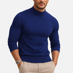 Leonardo Men’s Turtleneck Sweater – Slim Fit Knit Jumper in Soft Breathable Fabric