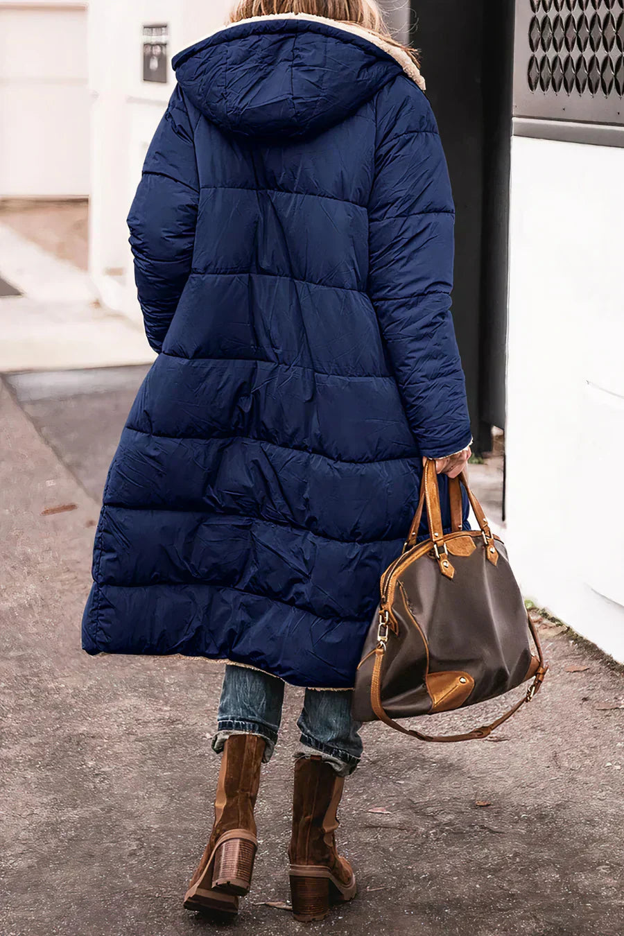 Theodora Women’s Reversible Coat – Warm Elegant Winter Jacket with Modern Fit