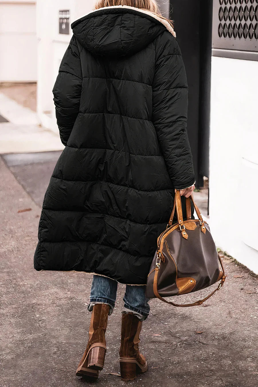 Theodora Women’s Reversible Coat – Warm Elegant Winter Jacket with Modern Fit