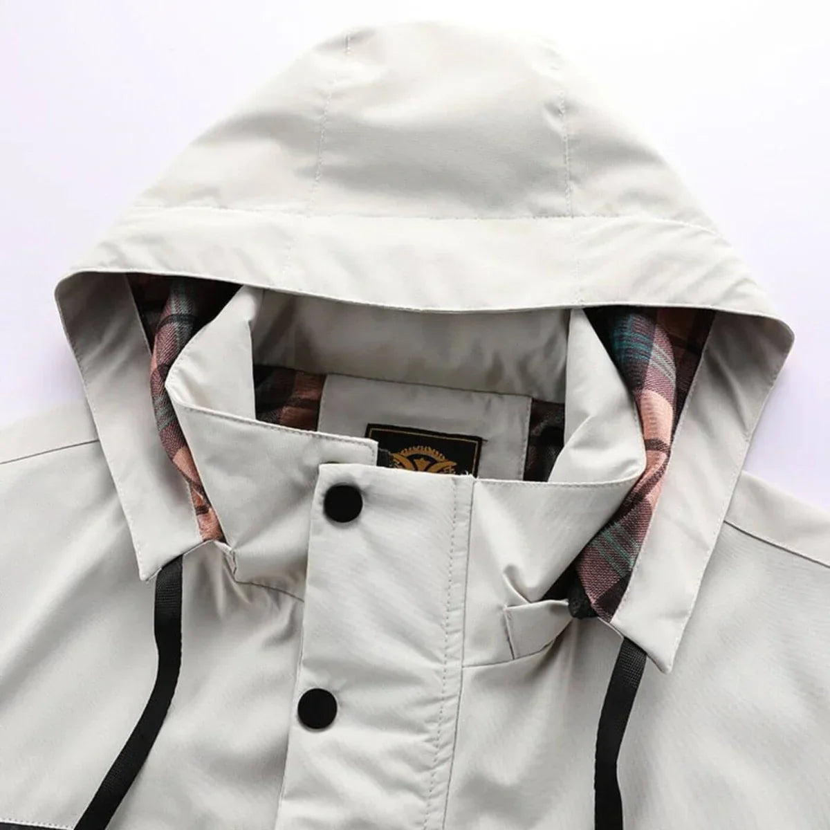 Erwin Men’s Waterproof Jacket – Windproof Hooded Winter Coat with Utility Pockets