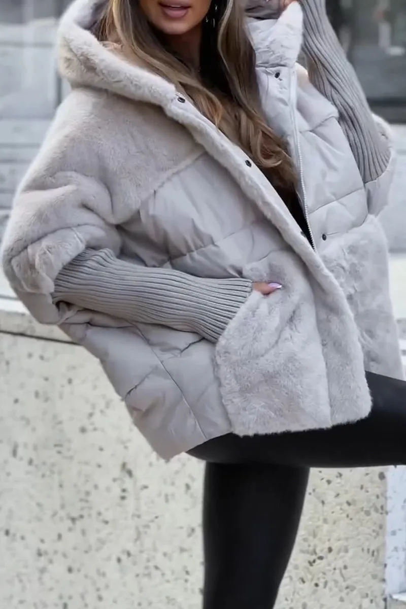 Amara Women’s Winter Jacket – Warm Multicolour Coat for Outdoor & Everyday Wear