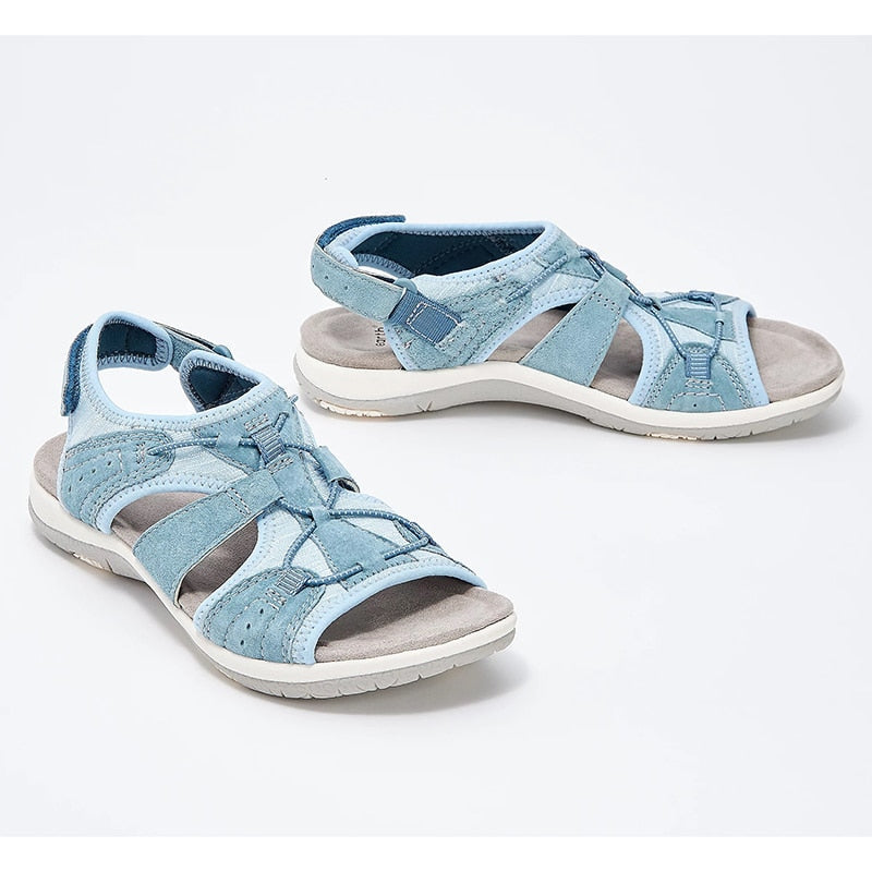 Tanya Women’s Walking Sandals – Ergonomic Open Toe Sandals with Adjustable Straps