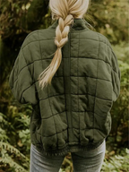 Jane Women’s Quilted Jacket – Warm Casual Winter Coat with Modern Relaxed Fit