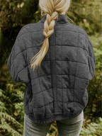 Jane Women’s Quilted Jacket – Warm Casual Winter Coat with Modern Relaxed Fit