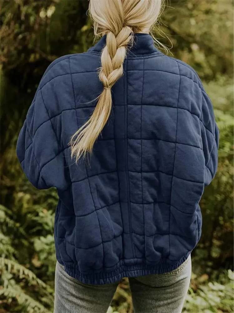 Jane Women’s Quilted Jacket – Warm Casual Winter Coat with Modern Relaxed Fit
