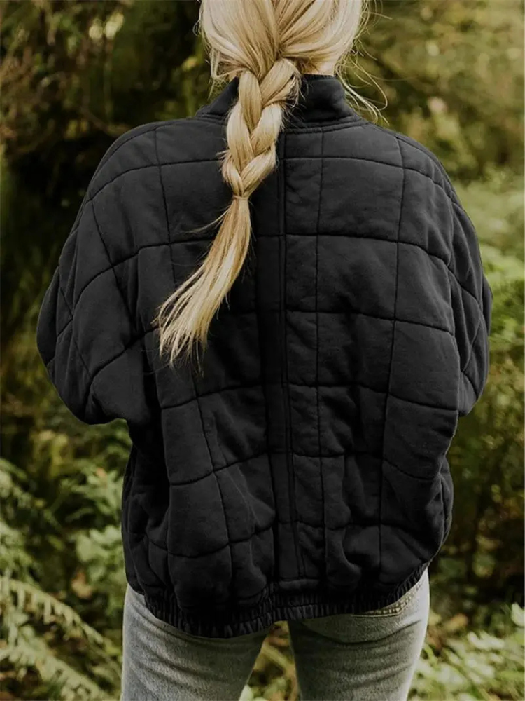 Jane Women’s Quilted Jacket – Warm Casual Winter Coat with Modern Relaxed Fit