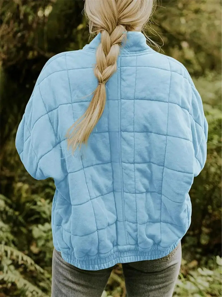 Jane Women’s Quilted Jacket – Warm Casual Winter Coat with Modern Relaxed Fit