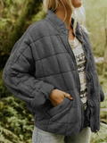 Jane Women’s Quilted Jacket – Warm Casual Winter Coat with Modern Relaxed Fit