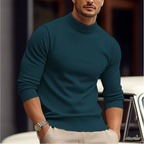 Leonardo Men’s Turtleneck Sweater – Slim Fit Knit Jumper in Soft Breathable Fabric