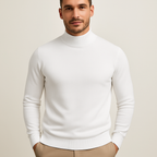 Leonardo Men’s Turtleneck Sweater – Slim Fit Knit Jumper in Soft Breathable Fabric
