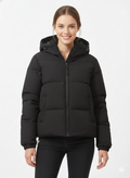Lilah Women’s Lightweight Puffer Jacket – Warm Hooded Winter Coat with Zip Closure