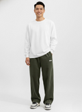 Noahry Men’s Corduroy Trousers – Loose Fit Straight Leg Streetwear Pants with Drawstring