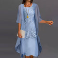 Ariana Women’s Chiffon Dress – Elegant Flattering Midi Dress with Lightweight Fit
