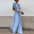 Marthe Women’s Maxi Evening Dress – Elegant Formal Gown for Weddings & Gala Events