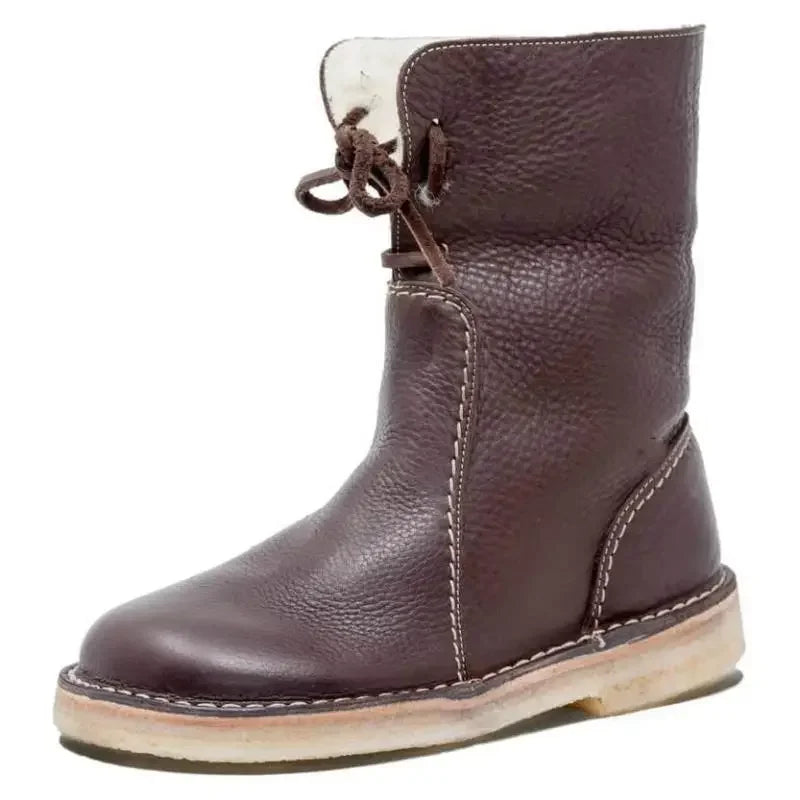 Sophie Women’s Winter Boots – Warm Faux Fur Boots with Slip-On Comfort & Grip Sole
