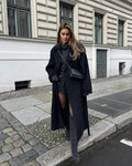 Vivian Women’s Wool Coat – Elegant Long Winter Coat with Timeless Tailored Fit