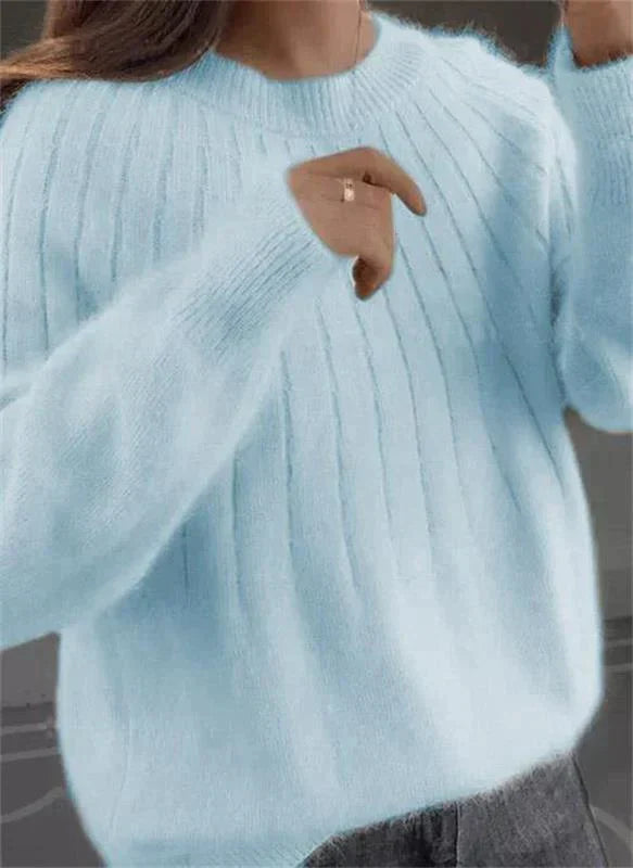 Sofie Women’s Cashmere Sweater – Premium Soft Knit Jumper for Autumn & Winter