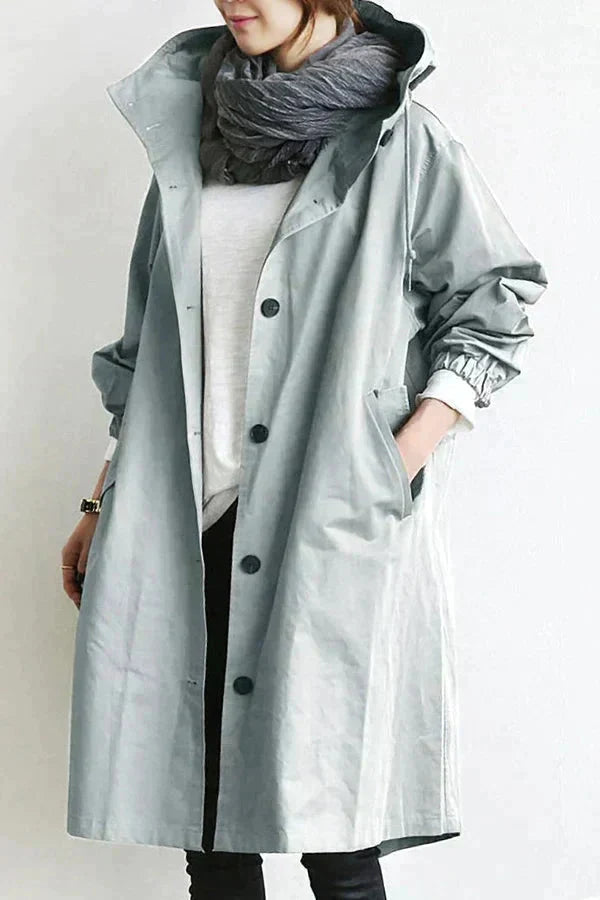 Elizabeth Women’s Waterproof Rain Coat – Breathable Hooded Urban Jacket