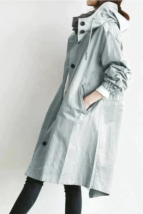 Elizabeth Women’s Waterproof Rain Coat – Breathable Hooded Urban Jacket